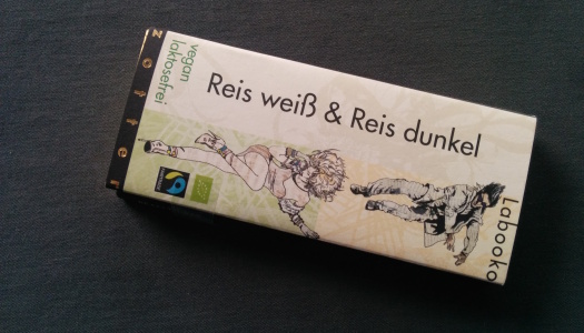 Zotter Reis dunkel und weiß