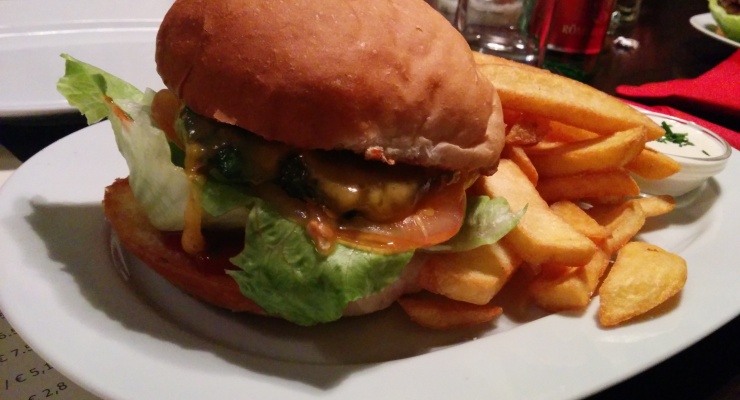 Veggie Burger mit Käse