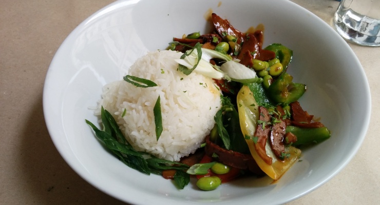 Veganes Bulgogi mit Seitan