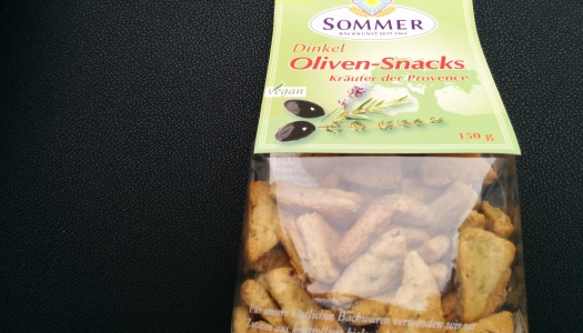 Sommer Dinkel Oliven Snack