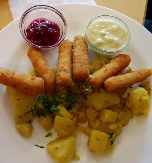 Vegane Käsesticks