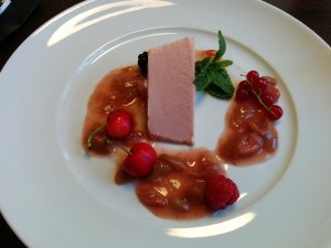 Erdbeer Panna cotta (vegan)