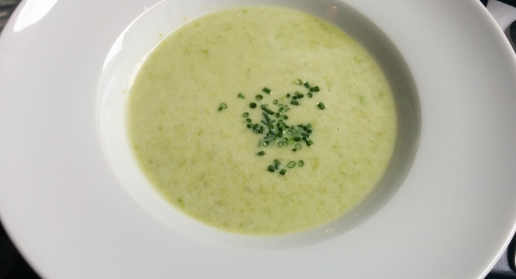 Erbsencremesuppe (vegan)